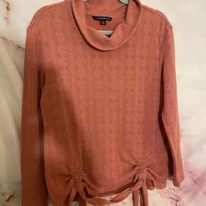 Zac & Rachel Cable Knit Cowl Neck Sweater